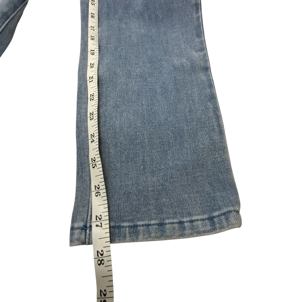 Soft Surroundings Light Wash Ankle Legging Jeans Blue Pull On Size M 10-12 - Picture 9 of 12